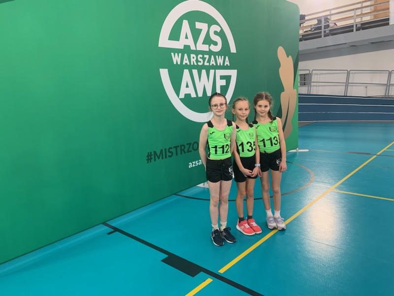Udany start najmłodszych adeptek UKS Clan w Halowych Mistrzostwach Mazowsza U12