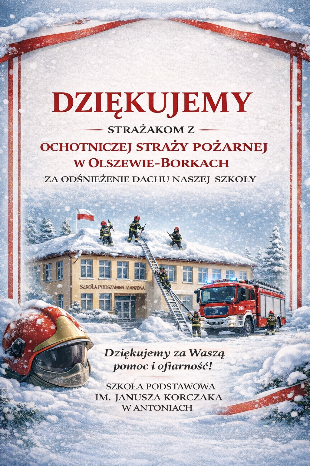 Dziękujemy strażakom