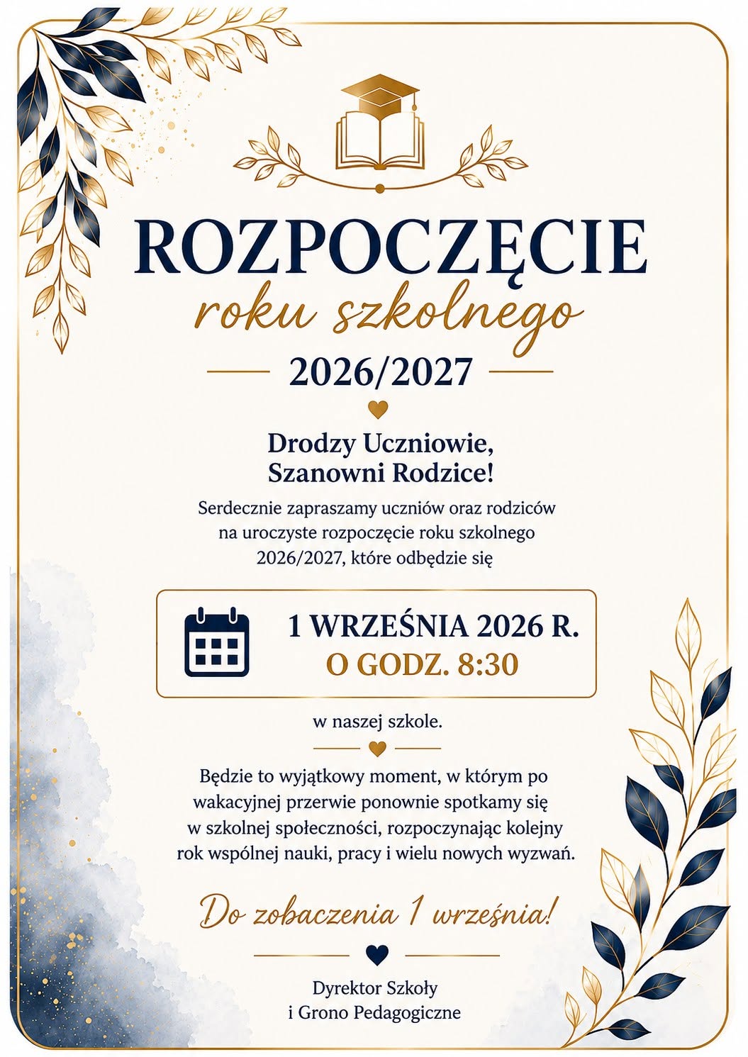 ROZPOCZĘCIE ROKU SZKOLNEGO